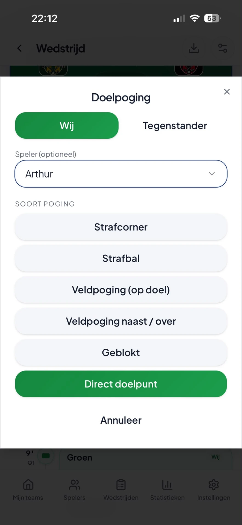 Doelpogingen