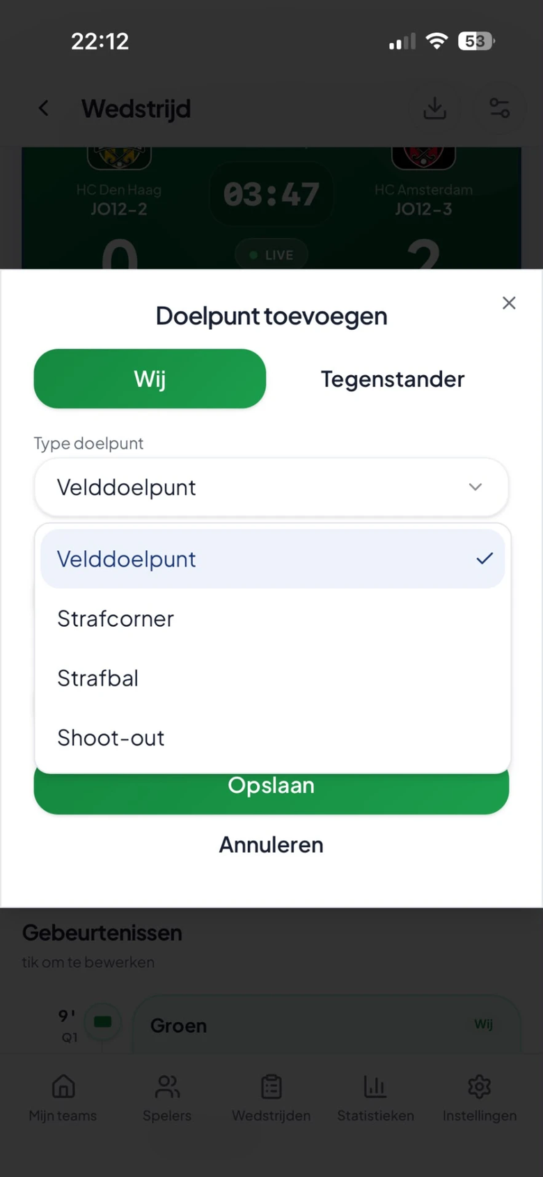 Event toevoegen